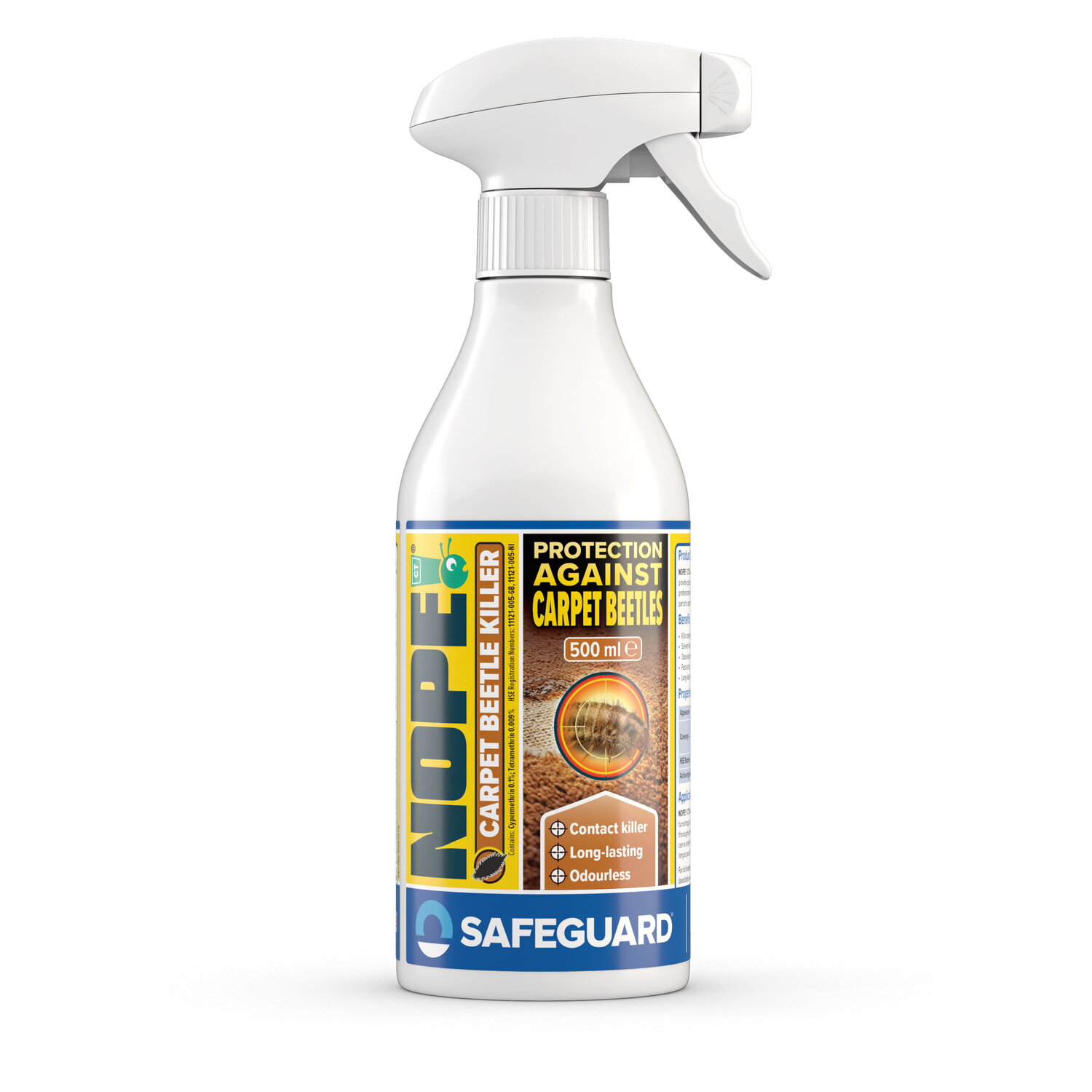 Nope! (500Ml) Nope Carpet Beetle Spray - Fast Acting, Odourless And Stainless Carpet Beetle Treatment For Home Use. - Image 4