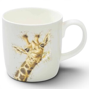 'Flowers' Giraffe Design Mug