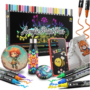 Acrylic Paint Pens - Set of 26