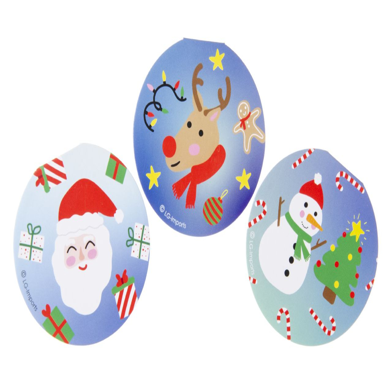 Single Round Christmas Notebook 8cm- Party Loot Bag Fillers - Image 2