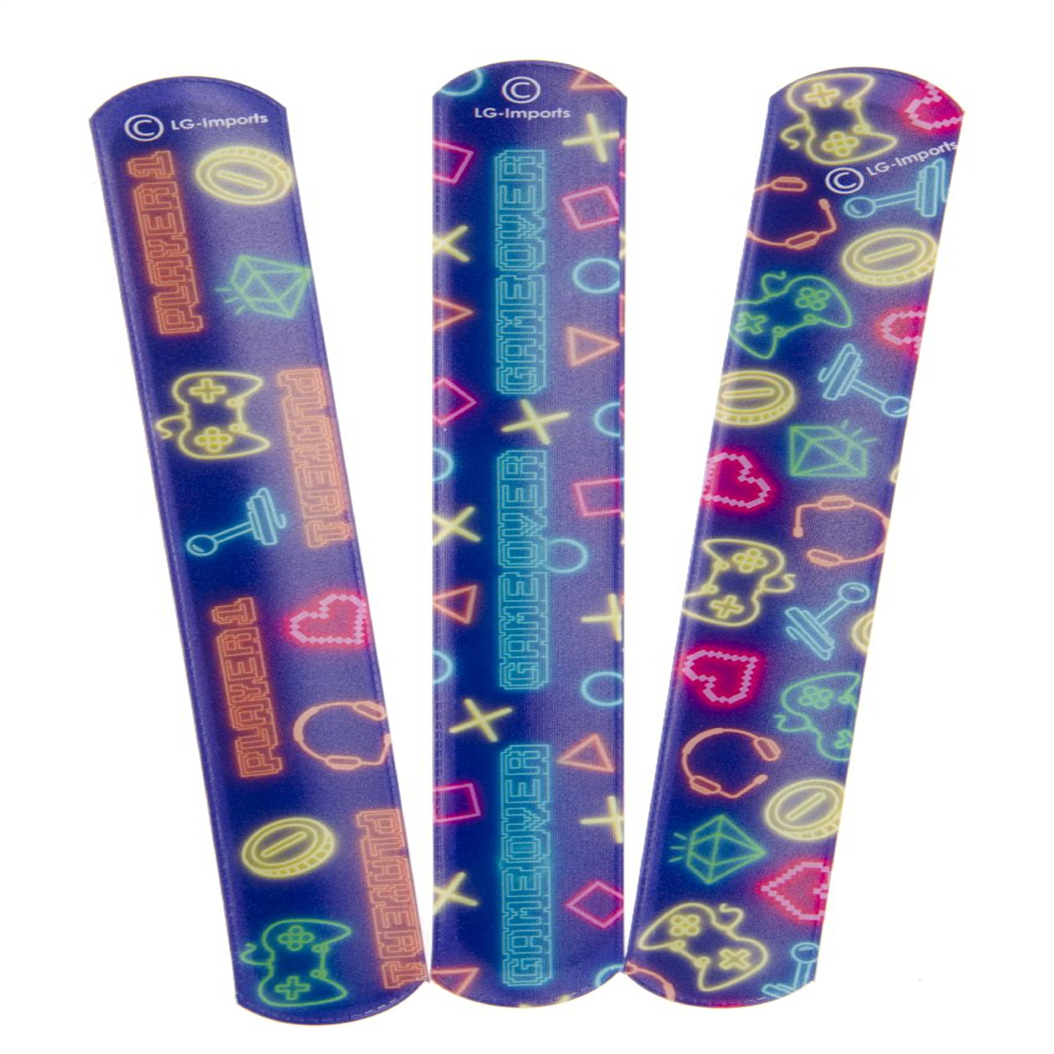 Single Gamer Snap Bracelet - Wristband Fancy Birthday Party Bag Fillers - Image 2