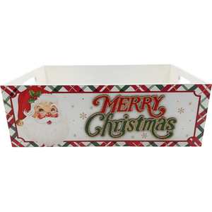 Retro Santa Christmas Crate