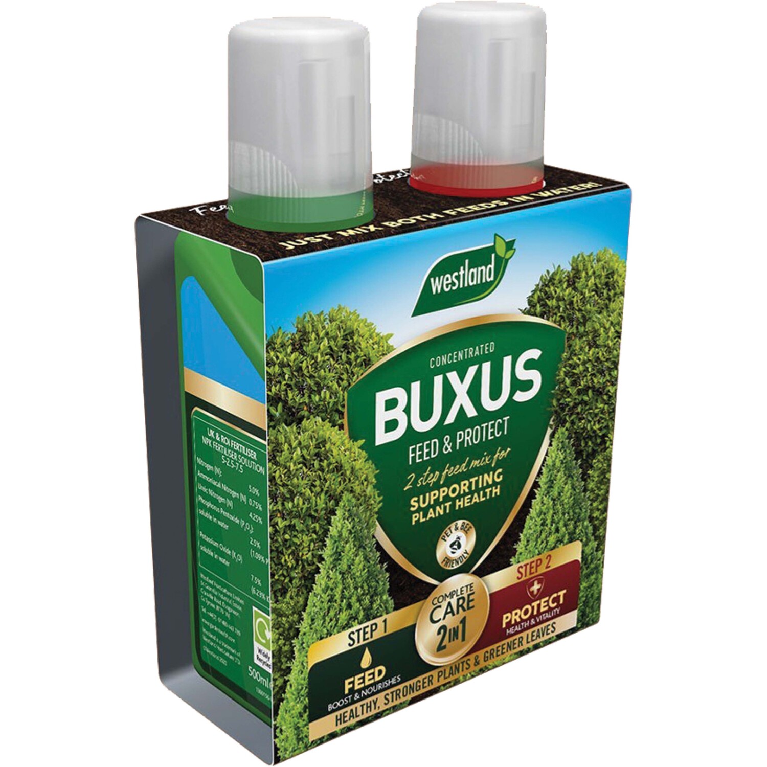 Westland Buxus Feed & Protect 2-In-1 2X500ml - Image 2