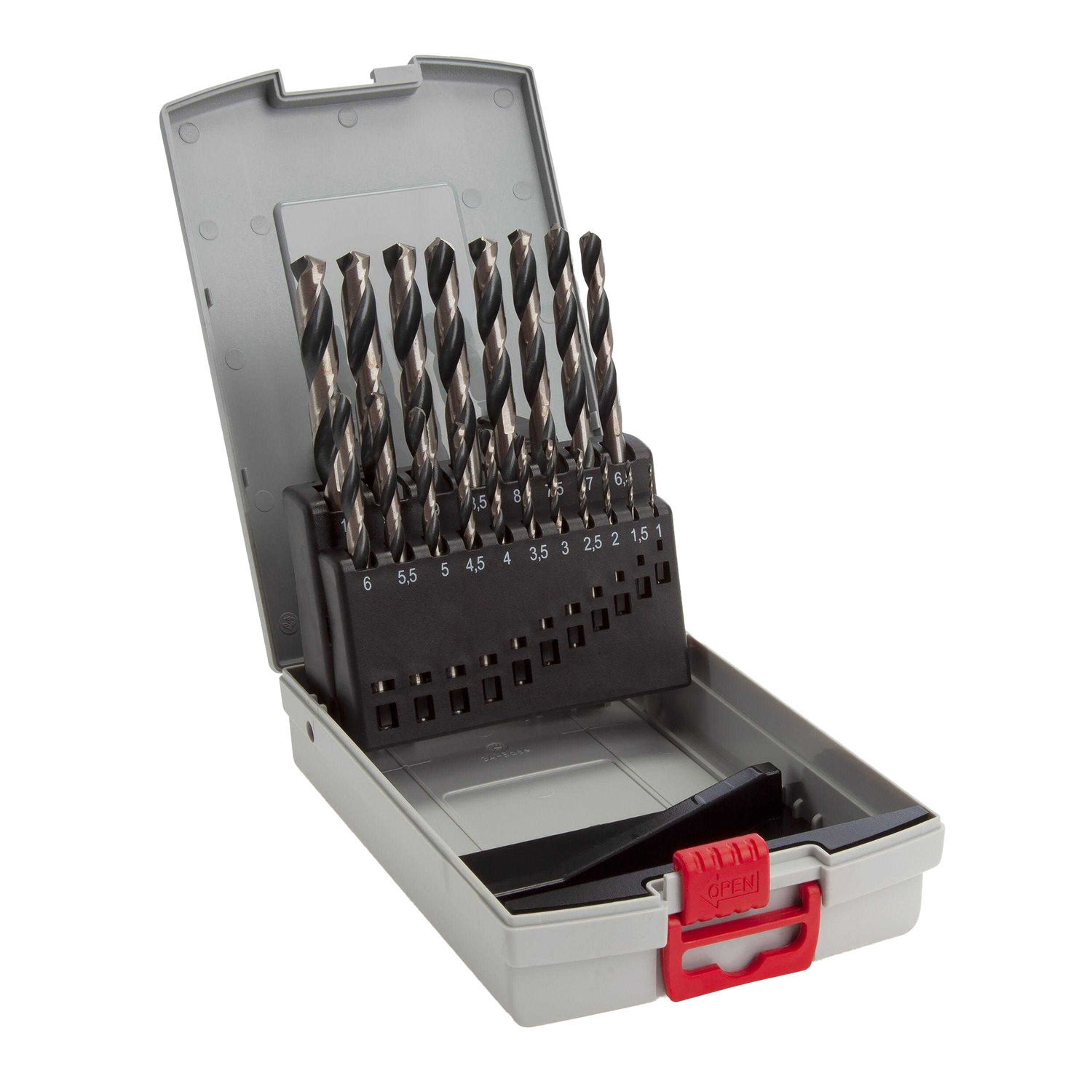 Bosch Twist Hss Drill Bit Set (Pack Of 19) - Silver