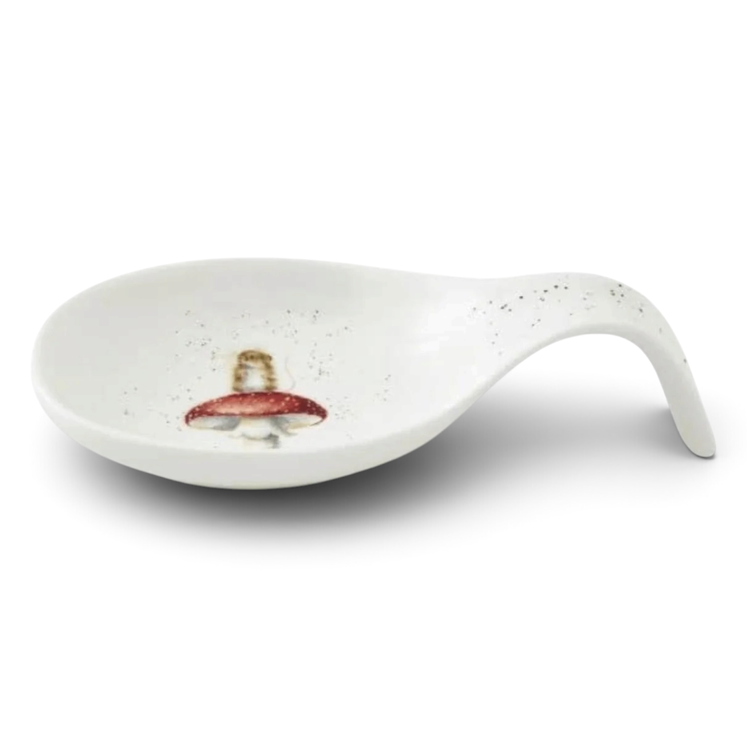 Wrendale Designs White Royal Worcester Ceramic Spoon Rest He Is Funghi Mouse”, - Image 3