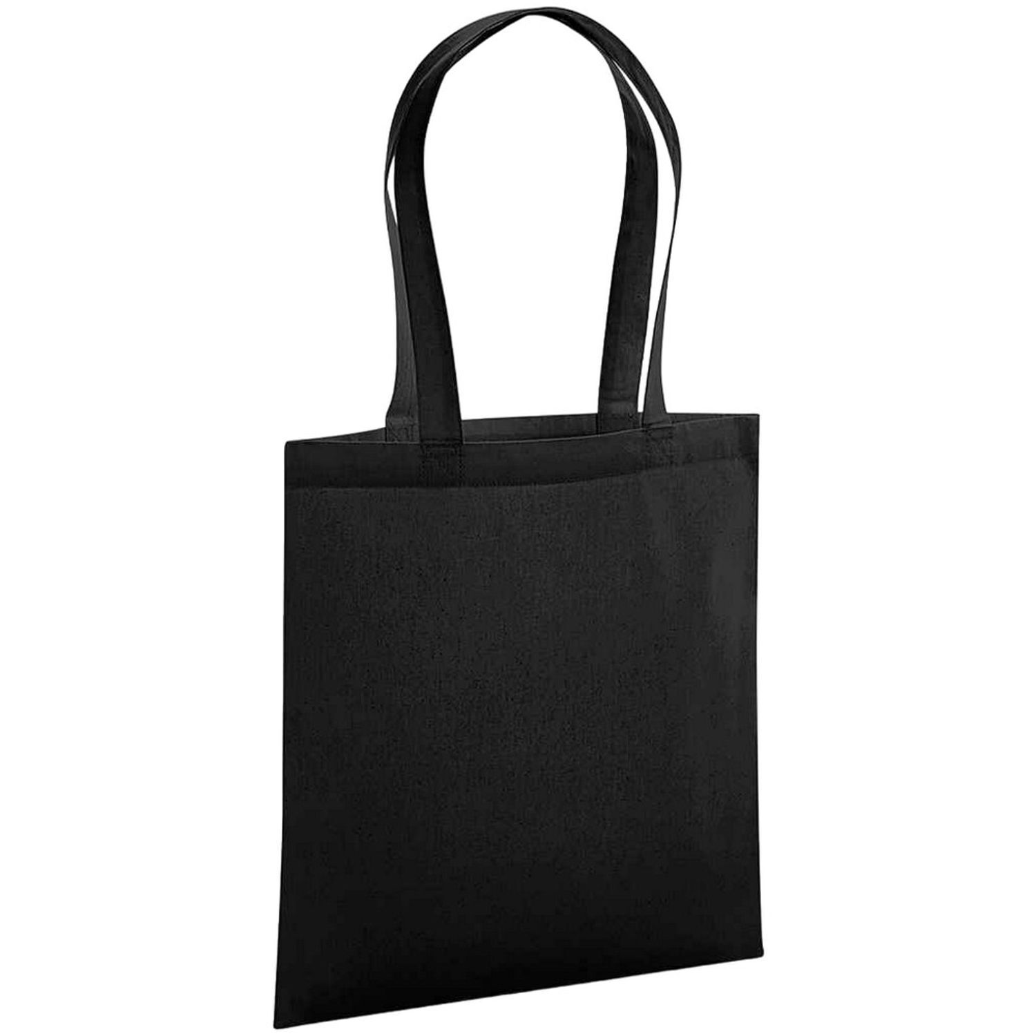 Westford Mill Premium Organic Cotton Tote Bag C - Black / 42.00