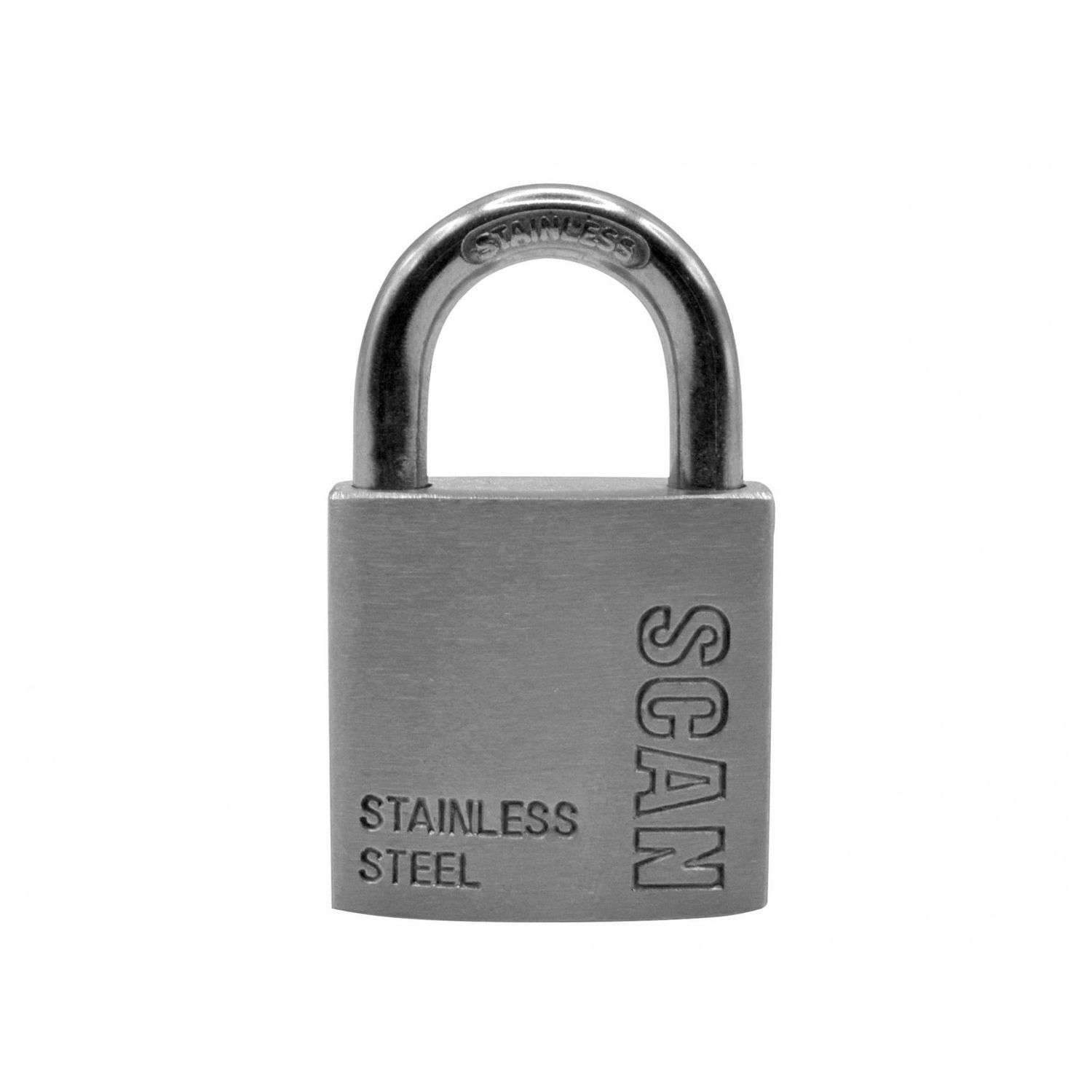 Scan Stainless Steel Padlock A - Multi Colour