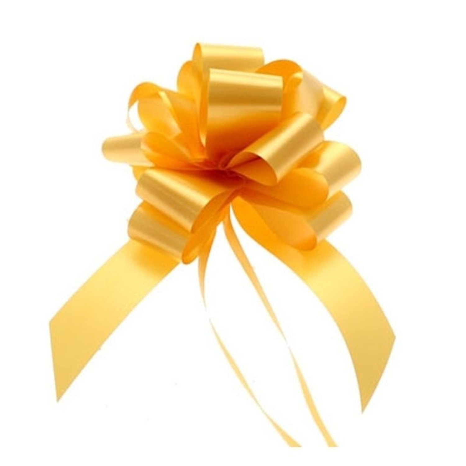  - Gold Pull Bow 31mm 30 PackYellow - Image 3