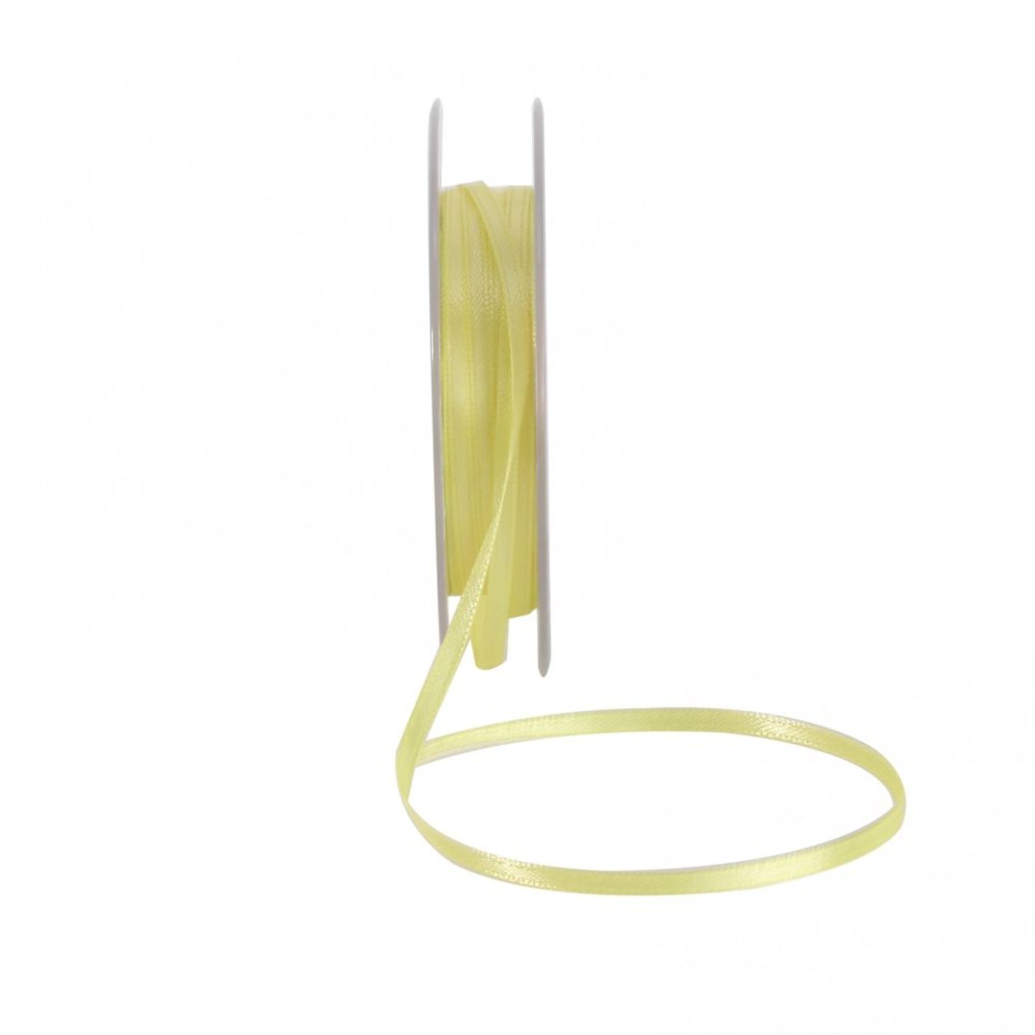 Kdmd Unisex Yellow Light Satin Ribbon 3Mm 3 Pack - Image 2