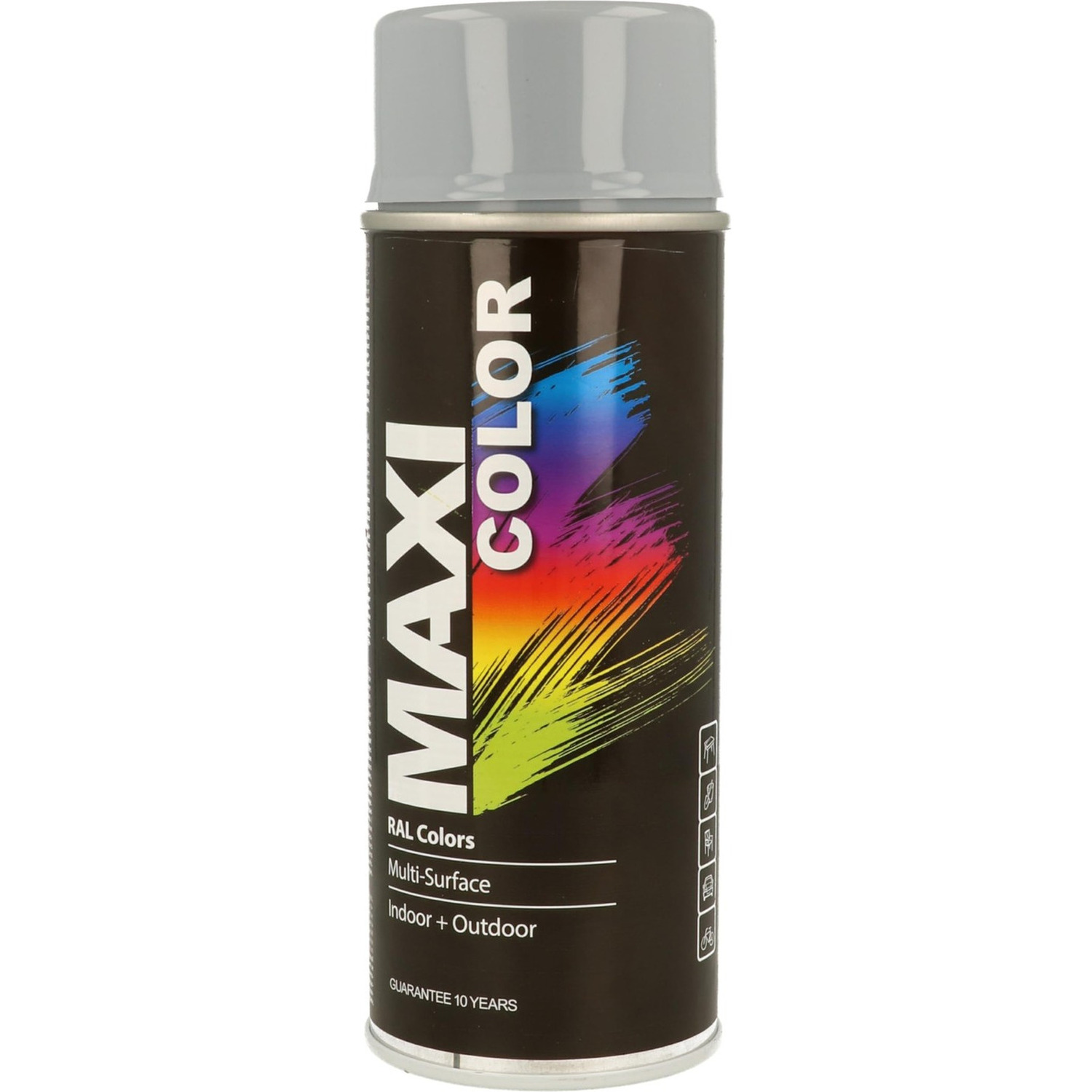 Maxicolor Silver/Grey Mx7001 Spray Gloss Ral7001 400Ml - Image 3