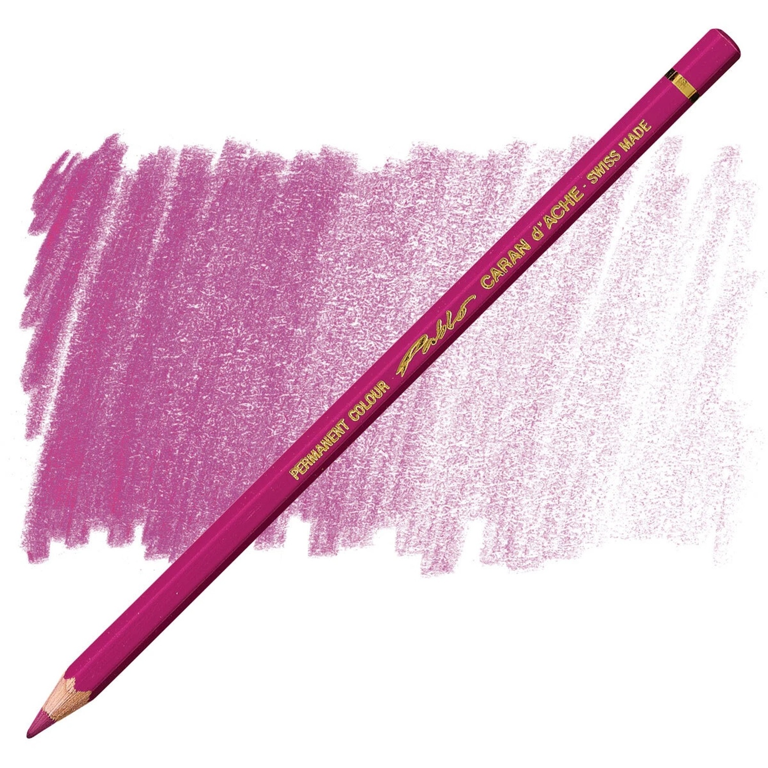 B&Q - Caran D'ache Pablo Purplish Red Permanent Artist Colour PencilRouge Pourpre 350 - Image 2