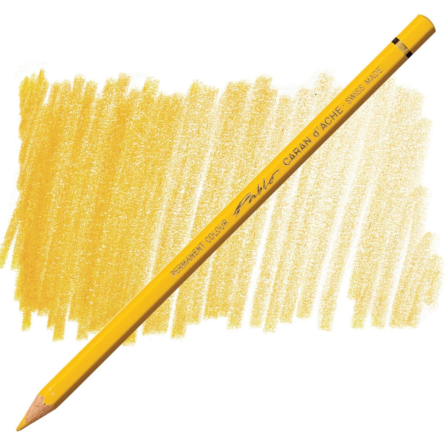 B&Q - Caran D'ache Pablo Golden Ochre Yellow Permanent Artist Colour PencilOcre D'or 033 - Image 2