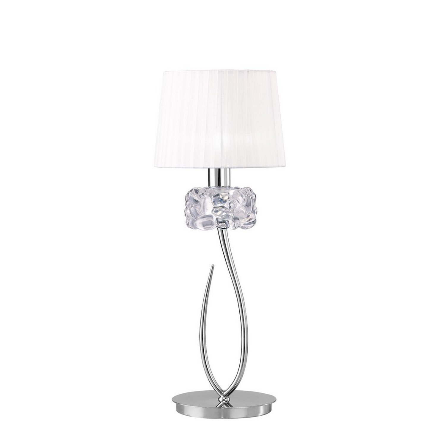Inspired Lighting Loewe Table Lamp Chrome