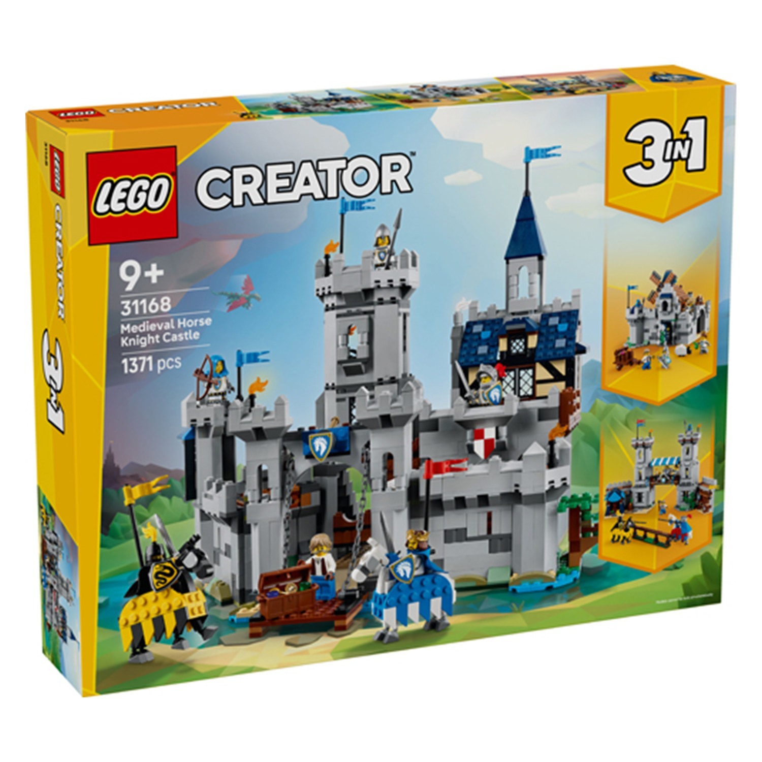 Lego Boys Lego® Creator 31168 3In1 Medieval Horse Knight Castle Playset Building Toy 31168 - Image 16