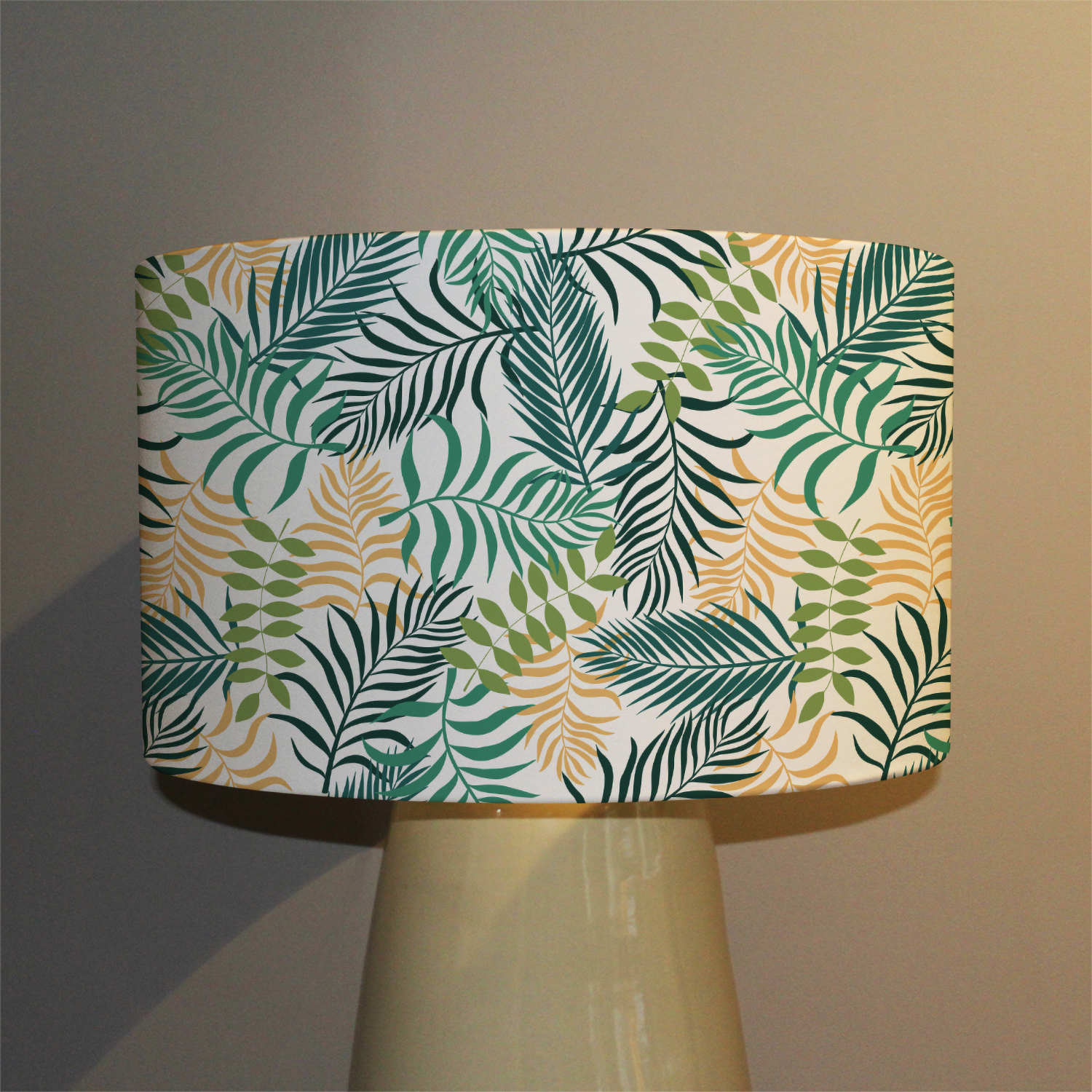 Image of Tropical Palm Leaves Designer Lamp Ceiling&hellip;
