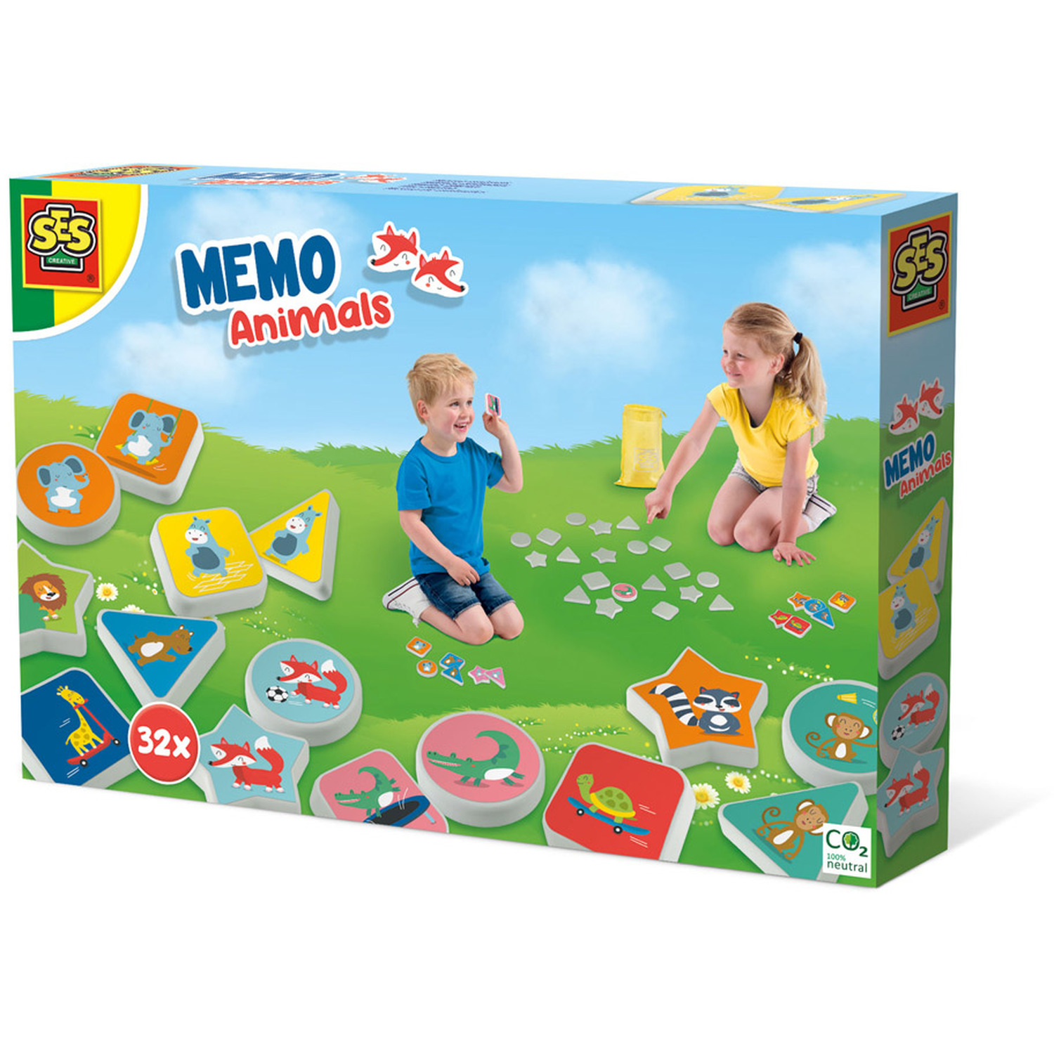 Image of SES CREATIVE Children's Memo Animals - Black
