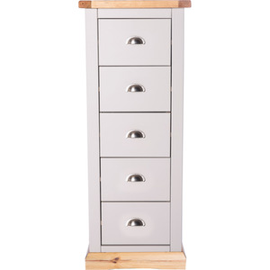 Bomporto 5 Drawer Narrow Chest
