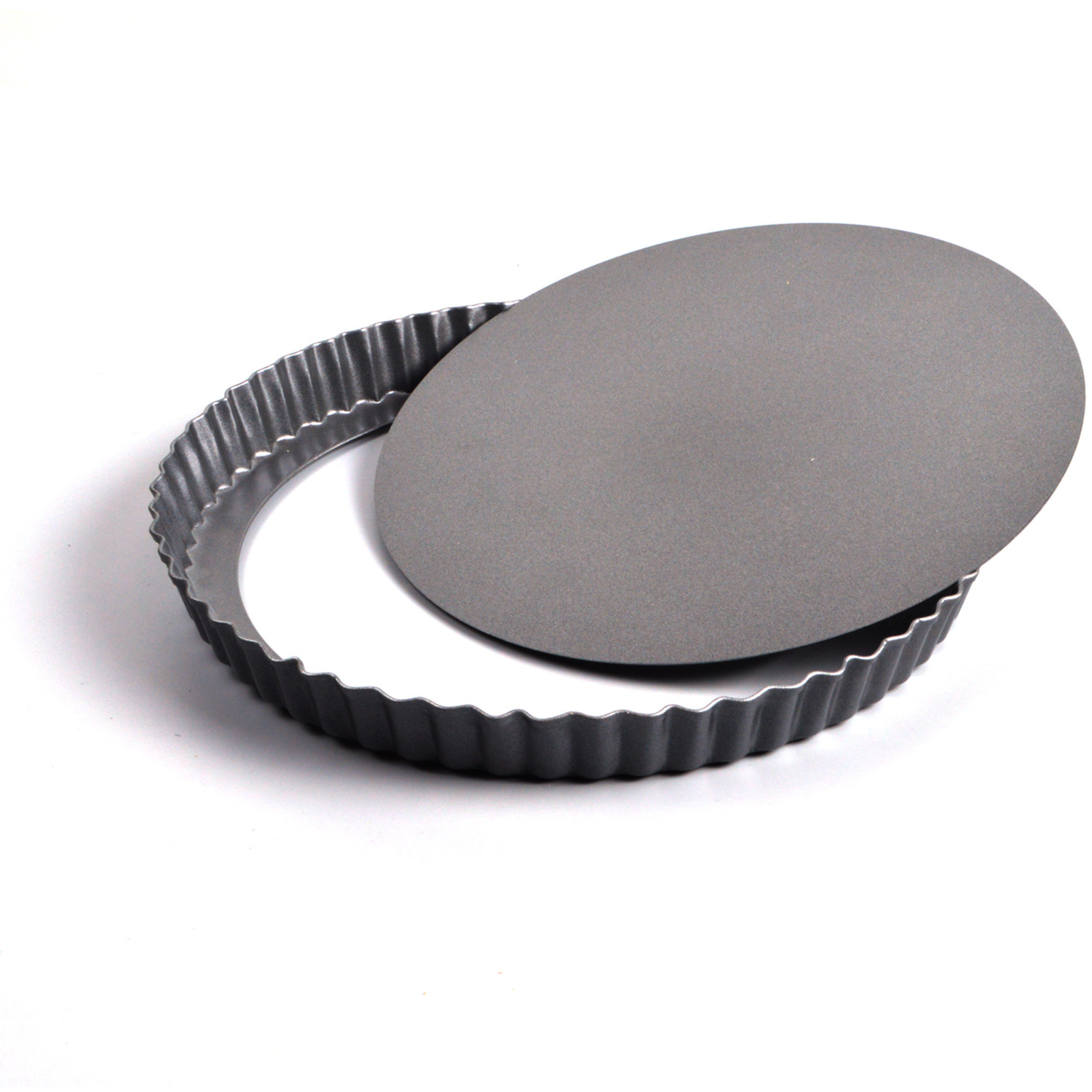 Image of Non-Stick 22cm Tart Tin - Grey