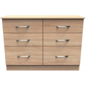 Avon Ready Assembled 6 Drawer Midi Chest