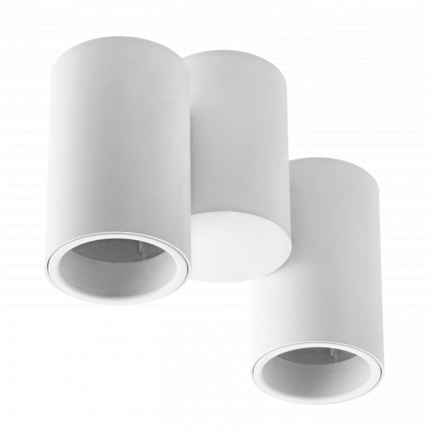 Cgc Lup Modern Double Head Adjustable Ceiling Spotlight - White