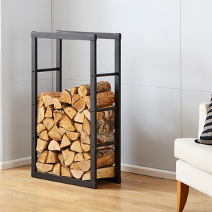 Neo Black Firewood Log Rack