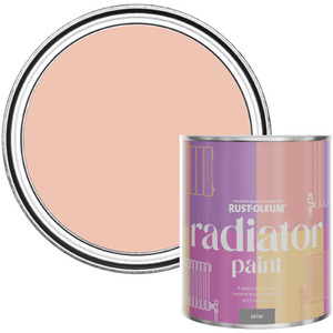 Rust-Oleum Radiator Paint in Satin Finish - Coral 750ml