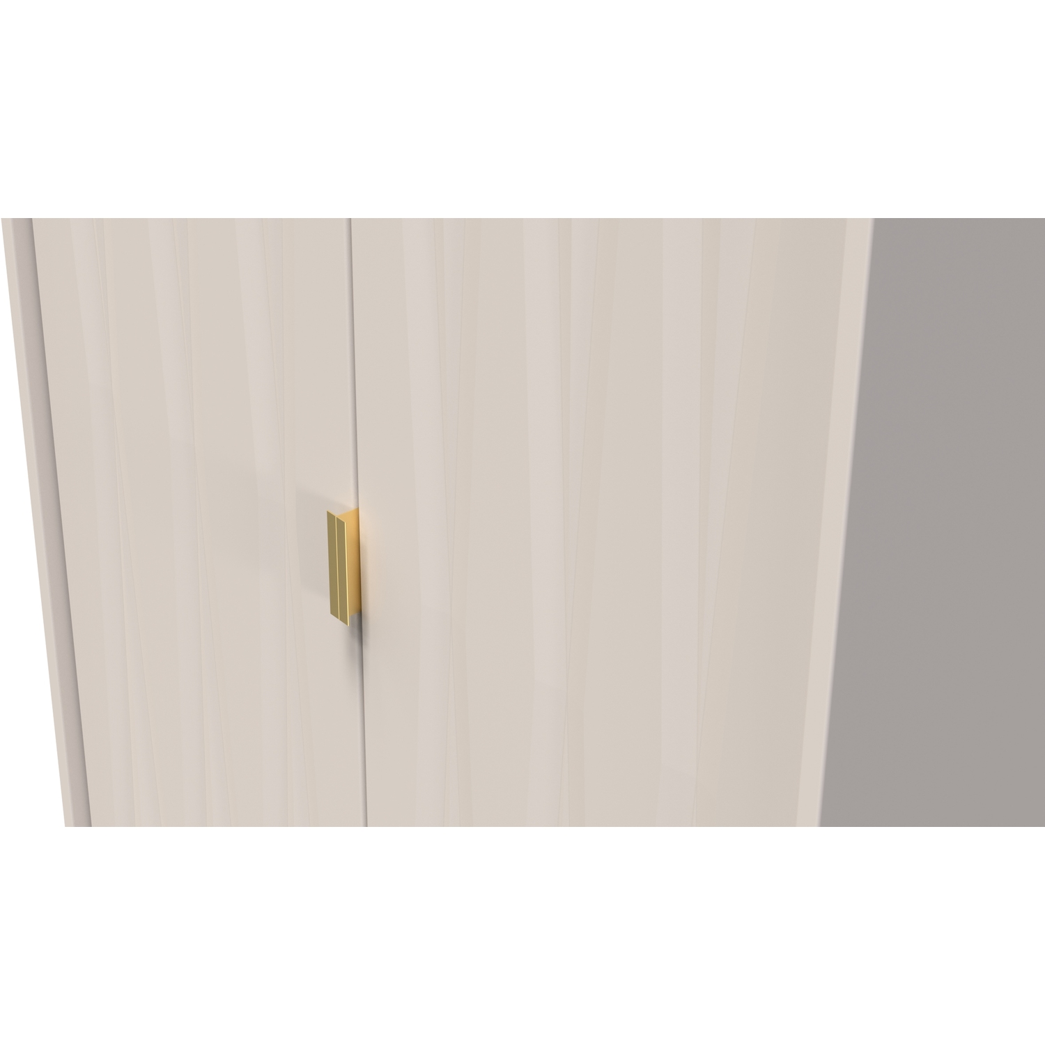 Diamond Ready Assembledtall Plain Wardrobe - Kashmir Matt