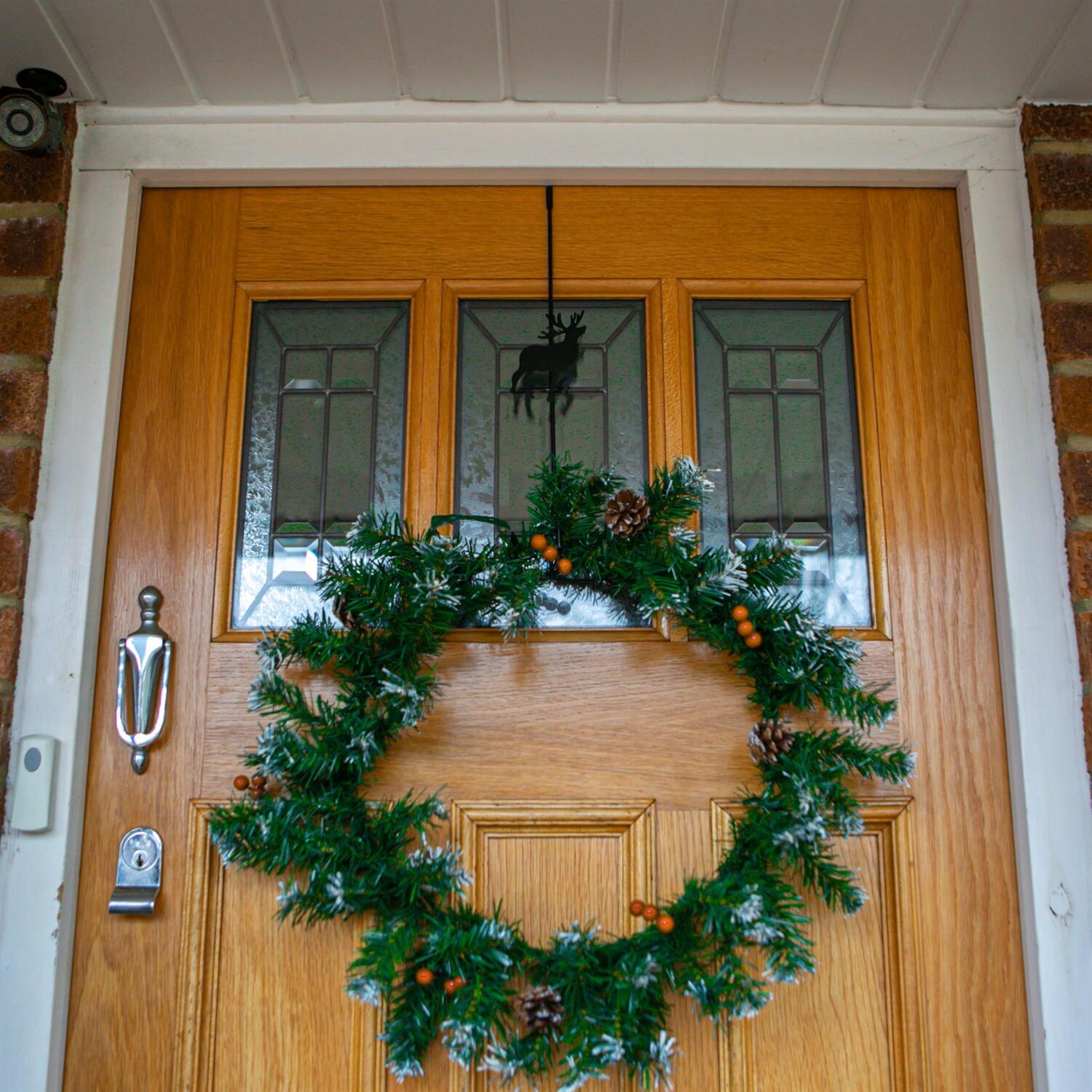 Christmas Wreath Door Hanger