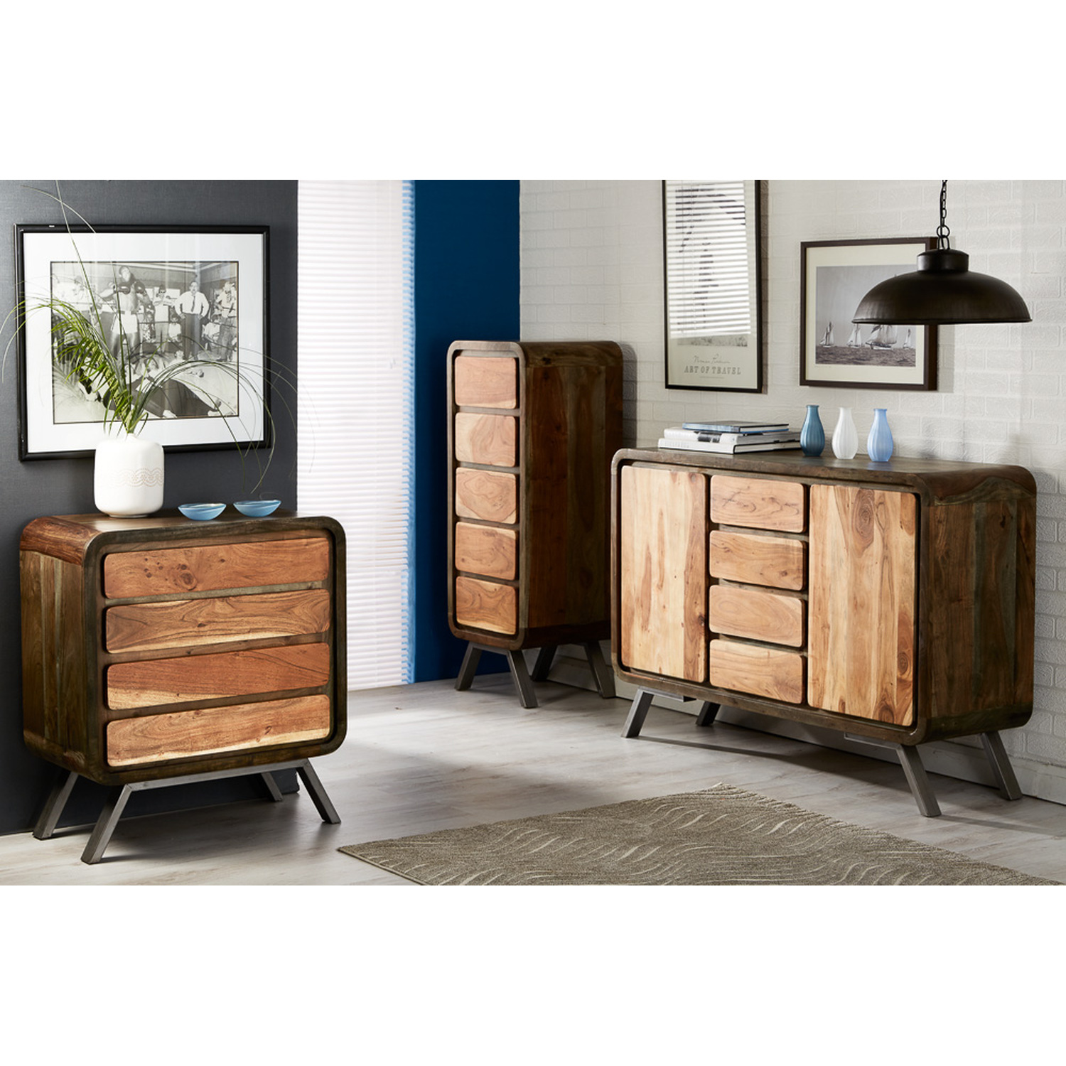 Aspect Desk Console - Brown