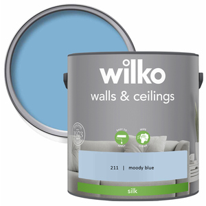 wilko Walls and Ceilings Silk Emulsion Paint 2.5L