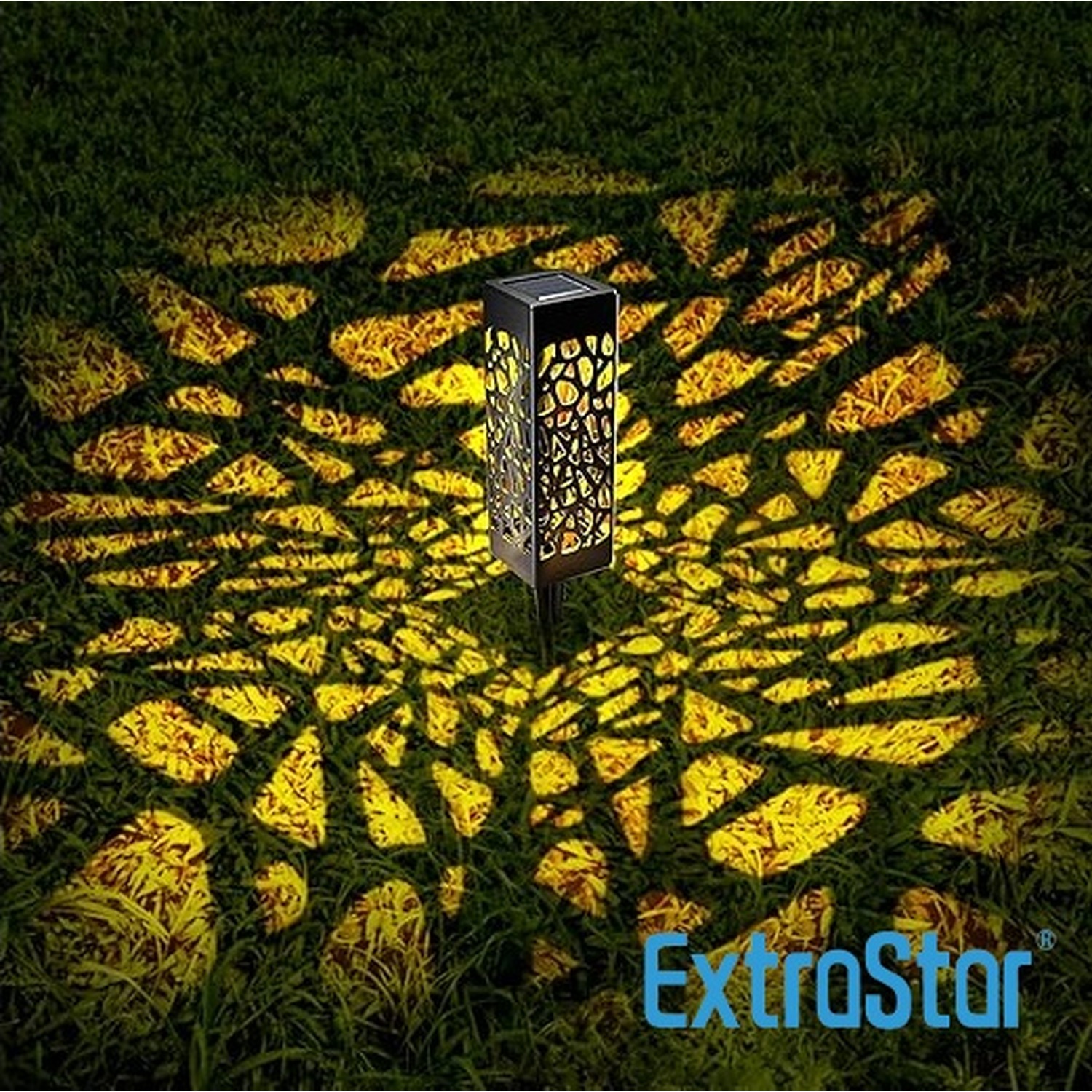 Extrastar Extrastar LED Solar Garden Floor Lamp