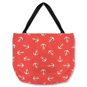 Anchors On Red Tote bag