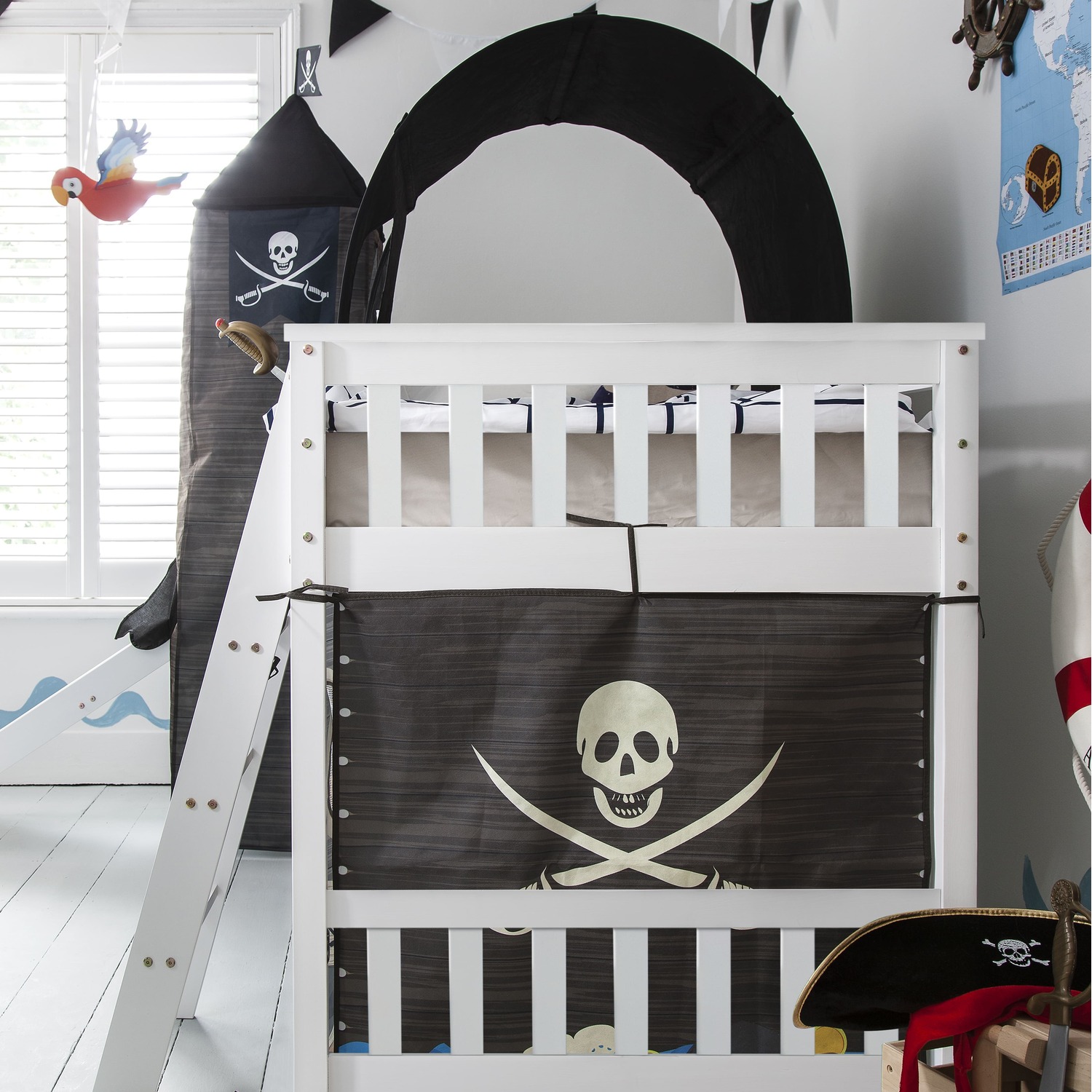 Harri Low Bunk Bed - Black