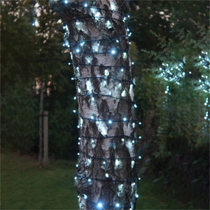 String Lights Black Rubber IP65 10m80 LED CW