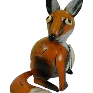 Standing Tealight Candle Holder - Fox