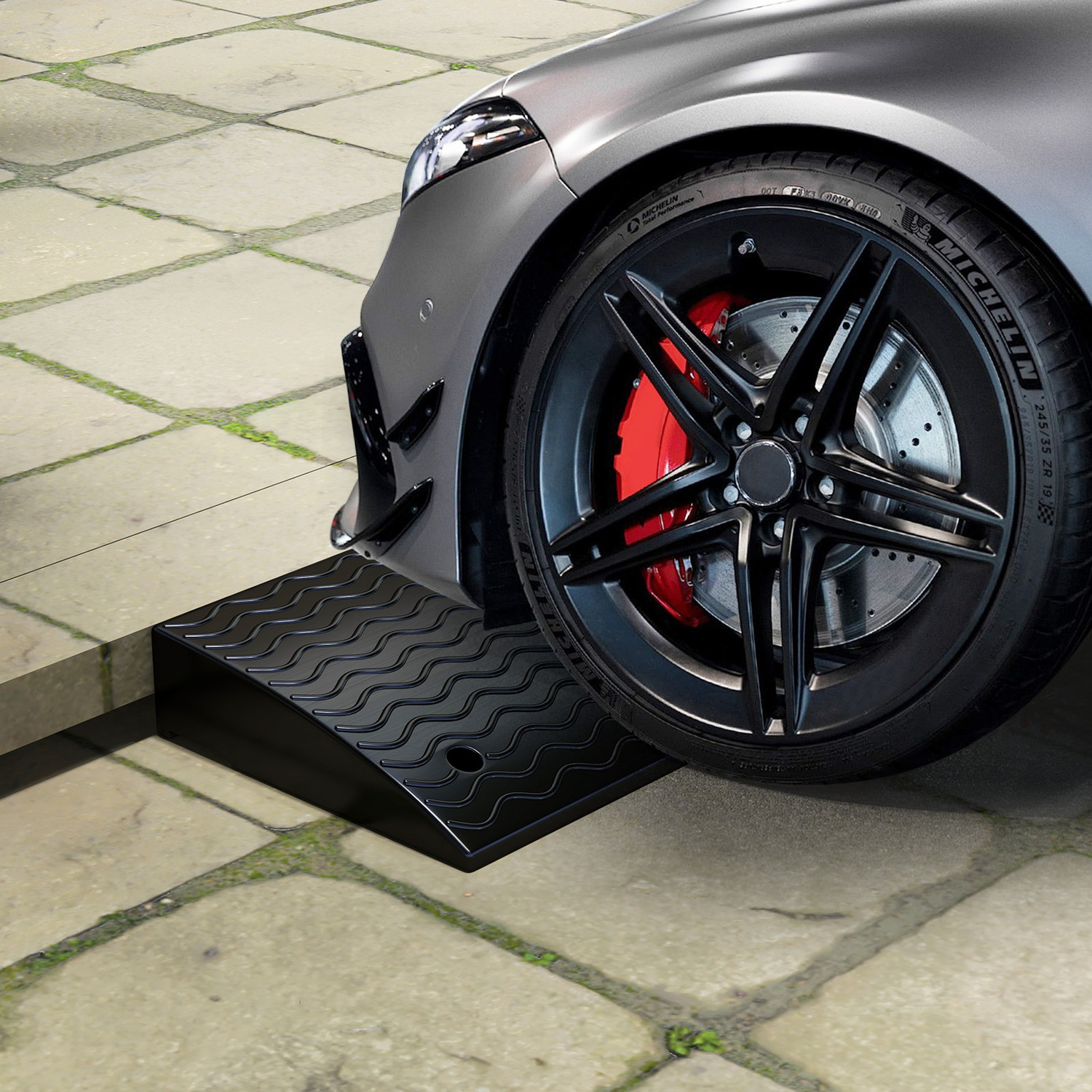 2 Pack Rubber Curb Ramp