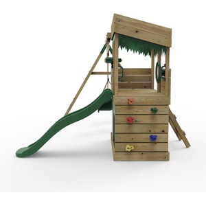 Zion / 272cm Wooden Lookout Tower Playhouse with 6ft Slide shot 7757158