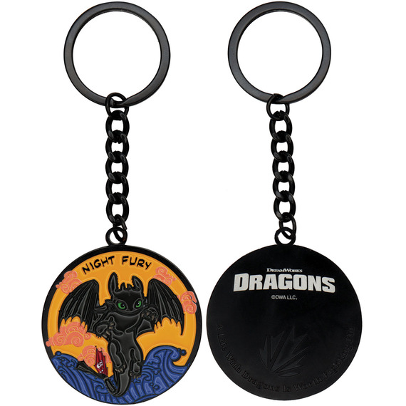 How to Train Your Dragon Night Fury Keyring