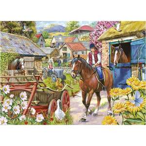 Stepping Out BIG 500 Piece Jigsaw Puzzle
