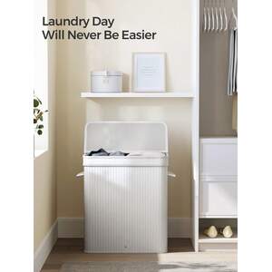 Bamboo 100L Laundry Hamper with Lid