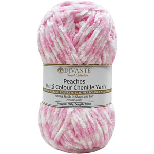 Peaches Multi Chenille Yarn