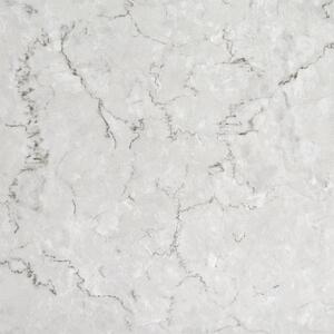 White Marble Effect Vinyl Floor Tiles