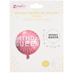 Birthday Queen Foil Balloon