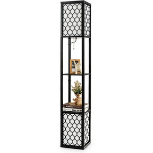 Floor Lamp with Shelves