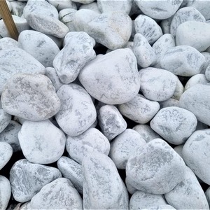 Carrara White Marble Stones 20kg 60-120mm Garden Use