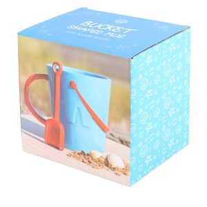 Seaside Bucket Mug With Spade Spoon