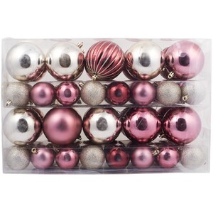 Pack of 68 Blushing Ballroom Baubles
