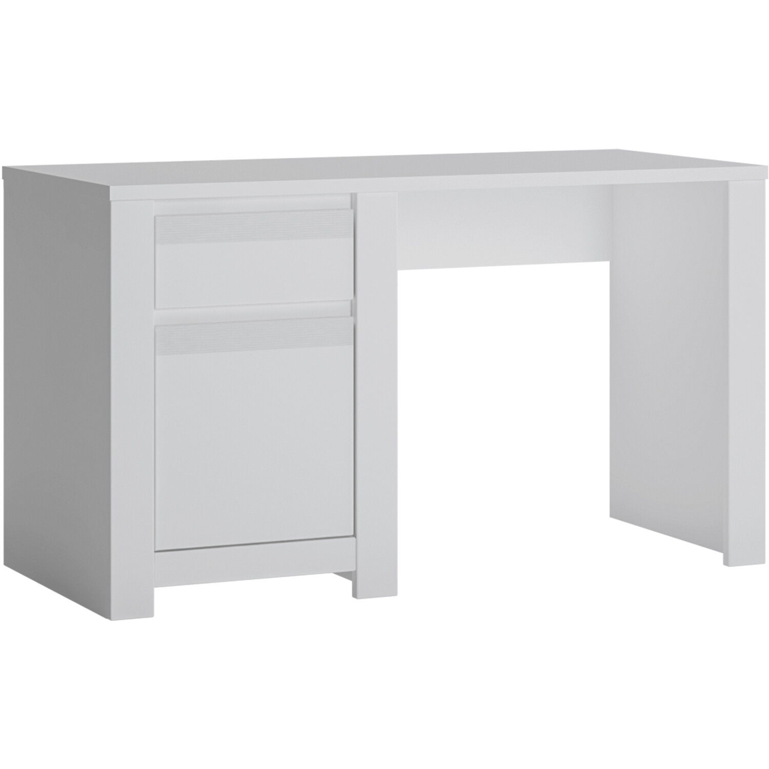 Novi Study Desk - Alpine White
