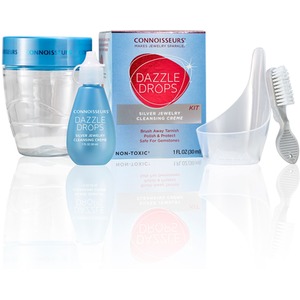 Connoisseurs Dazzle Drops Silver Jewellery Cleaner Kit -1 fl oz (30ml)
