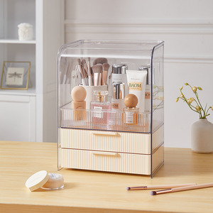 3-Tier Acrylic Cosmetic Organizer Box
